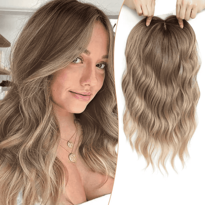 Veliselle™ Natural Clip-In Hair Topper