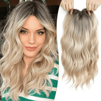 Veliselle™ Natural Clip-In Hair Topper