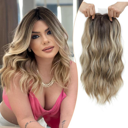 Veliselle™ Natural Clip-In Hair Topper