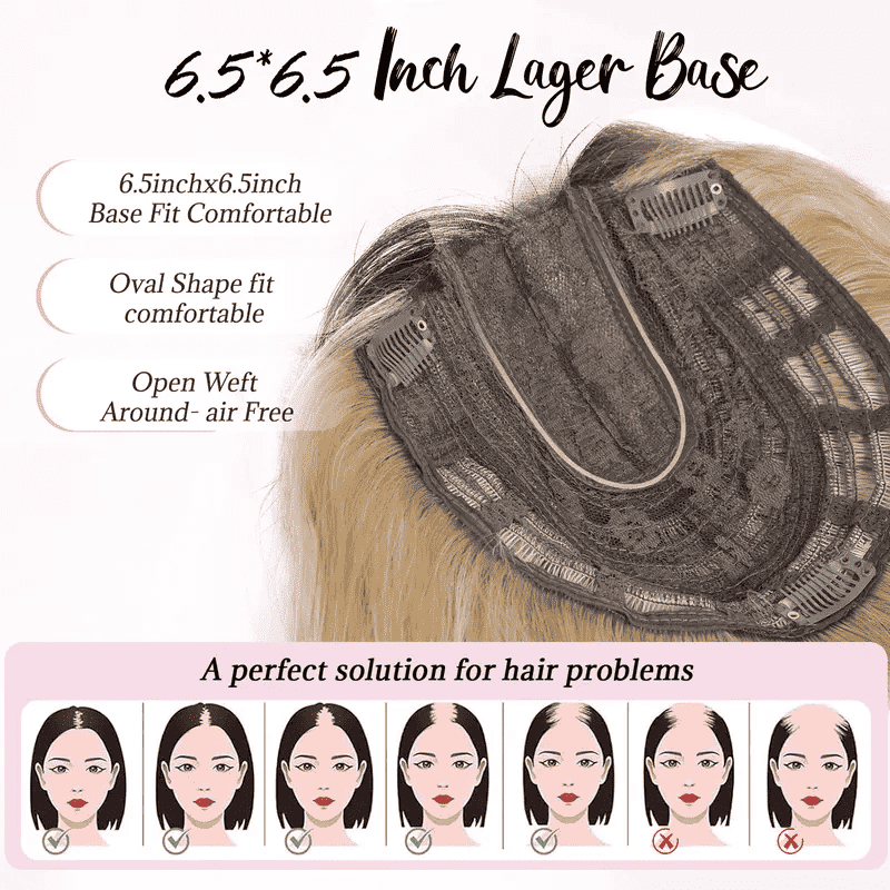 Veliselle Hair Topper – Natural Fullness in Seconds - Nodex
